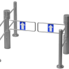Six Pillars Upright Swing Turnstile, kód: TGW-ST003E